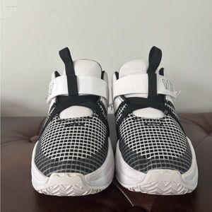 Nike Black and White Modern High-Top Sneakers